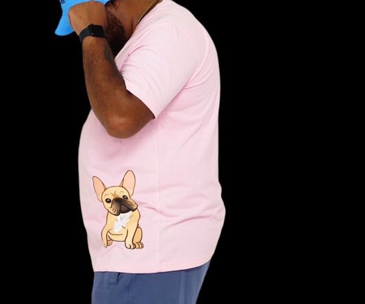 Pink Avoir The Frenchie shirt